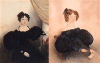 Lot 237 - Portraits of young women.
