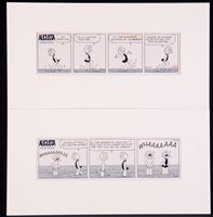 Lot 1218 - Dominic Poelsma - pen, ink and letratone.