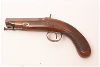 Lot 499 - Pair of pistols - Burmand, Newcastle.