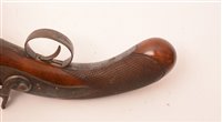 Lot 499 - Pair of pistols - Burmand, Newcastle.