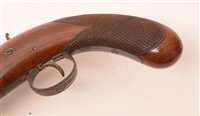 Lot 499 - Pair of pistols - Burmand, Newcastle.