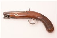 Lot 499 - Pair of pistols - Burmand, Newcastle.