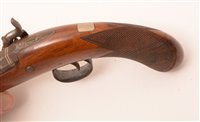 Lot 499 - Pair of pistols - Burmand, Newcastle.