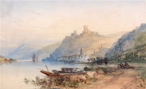 Lot 239 - "A view on the Rhine".