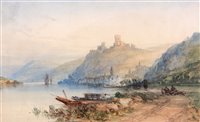 Lot 239 - "A view on the Rhine".