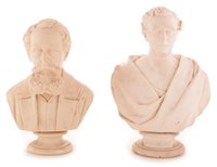 Lot 120 - 19th Century British porcelain Minton Parian bust and another