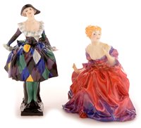 Lot 135 - Royal Doulton Harleqinade