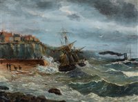 Lot 324 - Samuel Sykes - Cullercoats Bay.