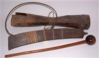 Lot 278 - Three South African tribal items, comprising:...