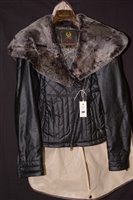 Lot 308 - Belstaff quilted wax jacket.