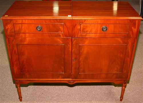 Lot 37 - Mahogony cased music centre