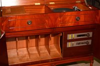 Lot 37 - Mahogony cased music centre