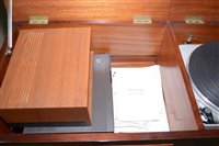 Lot 37 - Mahogony cased music centre
