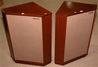 Lot 38 - Pair of Tannoy floor standing corner speakers