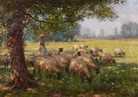 Lot 414 - A summer meadow.