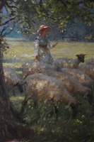 Lot 414 - A summer meadow.