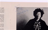 Lot 365 - 'Official Programme' signed Jimi Hendrix and others