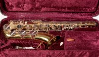 Lot 35 - A Corton saxaphone serial number 138735