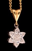 Lot 709 - Diamond pendant