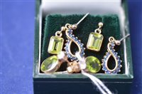 Lot 219 - Three pairs of earrings