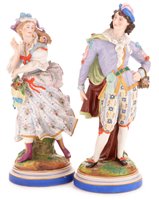 Lot 177 - Pair of late 19th Century letu and mauger