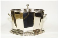 Lot 550 - Plated wine coaster