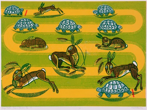 Lot 213 - "Aesop's Fables: Hare & Tortoise".