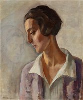 Lot 1274 - Tante Ada - oil painting