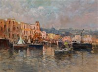 Lot 1307 - Vincenzo Larrichia - oil painting