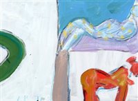 Lot 1289 - Atrributed to Roger Hilton - oil paintings