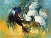 Lot 1327 - Alfredo Buenaventura - an oil painting
