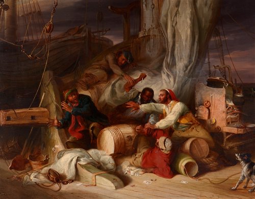 Lot 231 - Henry Perlee Parker, HRSA - oil.
