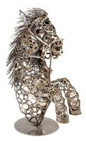 Lot 1041 - John Birkett: an ornamental horse's head sculpture.