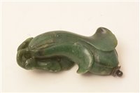 Lot 57 - A 19th Century Chinese amber glass snuff bottle