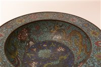 Lot 59 - A Chinese Cloisonne basin