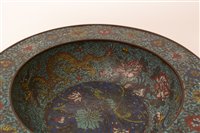 Lot 59 - A Chinese Cloisonne basin