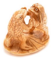 Lot 88 - Japanese carved ivory  netsuke