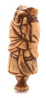 Lot 90 - Japanese carved bone netsuke