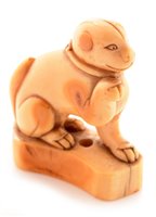 Lot 93 - Japanese carved ivory netsuke