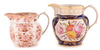 Lot 121 - Early 19th Century Ironstone globular jug and a Coperland and Garrett jug