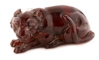 Lot 67 - 19th Century Chinese carved amber figure