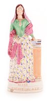 Lot 111 - Staffordshire flatback figure of Florence Nightingale
