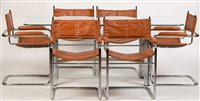 Lot 1117 - Dining table and chairs.