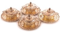 Lot 628 - A set of four sorbet bowls