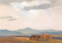 Lot 1219 - Charles Walter Simpson, Ri, ROI - gouache.