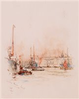 Lot 277 - "Custom House, London".