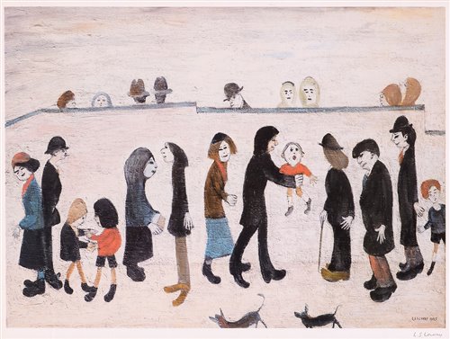 Lot 225 - "Man holding a child".