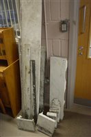 Lot 383 - White marble fire surround