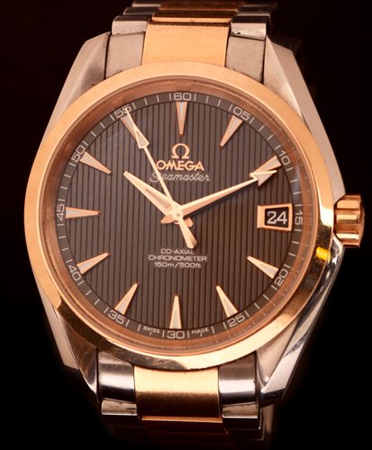 Lot 473 - Omega Seamaster Aqua Terra: gentlamn's automatic watch.
