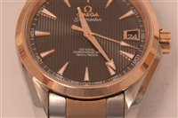 Lot 473 - Omega Seamaster Aqua Terra: gentlamn's automatic watch.